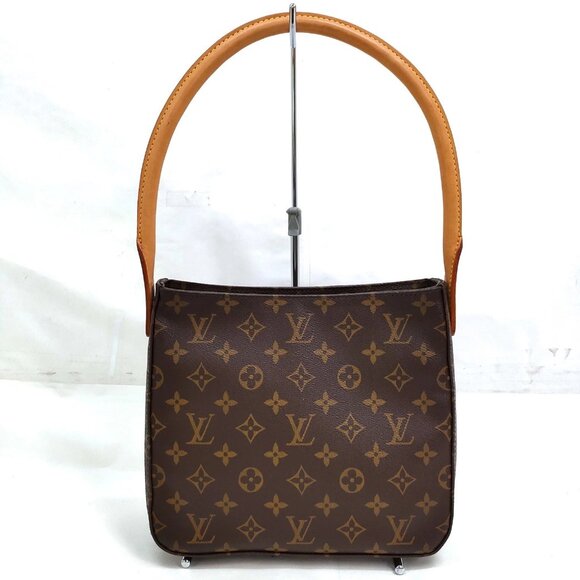 Louis Vuitton LV Shoulder Bag Looping MM Brown Monogram 850-080925 - Picture 1 of 13